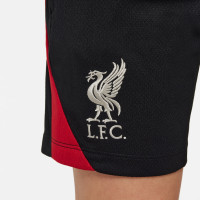 Nike Liverpool Strike Short d'Entraînement 2024-2025 Enfants Noir Rouge