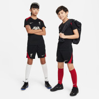 Nike Liverpool Strike Short d'Entraînement 2024-2025 Enfants Noir Rouge