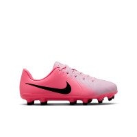 Nike Tiempo Legend 10 Club Gras / Kunstgras Voetbalschoenen (MG) Kids Lichtroze Felroze Zwart