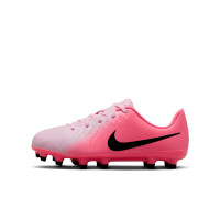 Nike Tiempo Legend 10 Club Gazon Naturel Gazon Artificiel Chaussures de Foot (MG) Enfants Rose Clair Rose Vif Noir