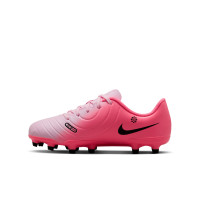 Nike Tiempo Legend 10 Club Gazon Naturel Gazon Artificiel Chaussures de Foot (MG) Enfants Rose Clair Rose Vif Noir