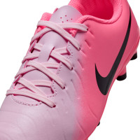 Nike Tiempo Legend 10 Club Gazon Naturel Gazon Artificiel Chaussures de Foot (MG) Enfants Rose Clair Rose Vif Noir