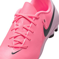 Nike Phantom GX II Academy Gazon Naturel Gazon Artificiel (MG) Enfants Rose Vif Rose Clair Noir