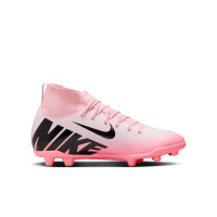 Nike Mercurial Superfly 9 Club Gazon Naturel / Gazon Artificiel Chaussures de Foot (MG) Enfants Rose Clair Rose Vif Noir