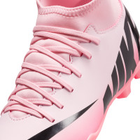 Nike Mercurial Superfly 9 Club Gazon Naturel / Gazon Artificiel Chaussures de Foot (MG) Enfants Rose Clair Rose Vif Noir