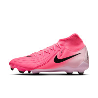 Nike Phantom Luna II Academy Gazon Naturel Gazon Artificiel Chaussures de Foot (MG) Rose Vif Rose Clair Noir