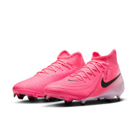 Nike Phantom Luna II Academy Gazon Naturel Gazon Artificiel Chaussures de Foot (MG) Rose Vif Rose Clair Noir