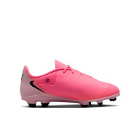 Nike Phantom GX II Club Gazon Naturel Gazon Artificiel Chaussures de Foot (MG) Enfants Rose Vif Rose Clair Noir