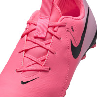 Nike Phantom GX II Club Gazon Naturel Gazon Artificiel Chaussures de Foot (MG) Enfants Rose Vif Rose Clair Noir