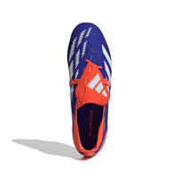 adidas Predator Elite FT Crampons Vissés Chaussures de Foot (SG) Bleu Blanc Rouge