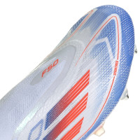 adidas F50 Elite Veterloze IJzeren-Nop Voetbalschoenen (SG) Wit Rood Blauw