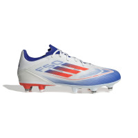 adidas F50 League IJzeren-Nop Voetbalschoenen (SG) Wit Rood Blauw