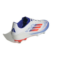 adidas F50 League Crampons Vissés Chaussures de Foot (SG) Blanc Rouge Bleu