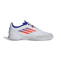 adidas F50 League Chaussures de Foot en Salle (IN) Blanc Rouge Bleu