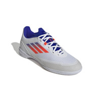 adidas F50 League Zaalvoetbalschoenen (IN) Wit Rood Blauw