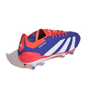 adidas Predator Elite Crampons Vissés Chaussures de Foot (SG) Bleu Blanc Rouge