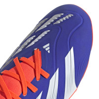 adidas Predator Pro Gazon Naturel Gazon Artificiel Chaussures de Foot (FG) Bleu Blanc Rouge