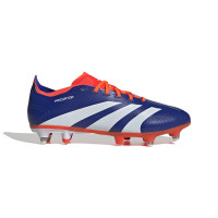 adidas Predator League Crampons Vissés Chaussures de Foot (SG) Bleu Blanc Rouge