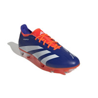 adidas Predator League Crampons Vissés Chaussures de Foot (SG) Bleu Blanc Rouge