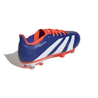 adidas Predator League Crampons Vissés Chaussures de Foot (SG) Bleu Blanc Rouge