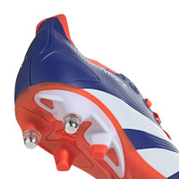 adidas Predator League Crampons Vissés Chaussures de Foot (SG) Bleu Blanc Rouge