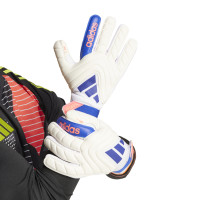 adidas Copa League Gants de Gardien de But Blanc Bleu Orange