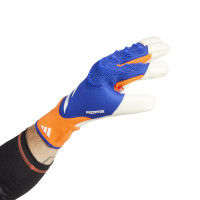 adidas Predator Pro Hybrid Gants de Gardien de But Bleu Orange Blanc