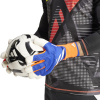 adidas Predator Pro Hybrid Gants de Gardien de But Bleu Orange Blanc