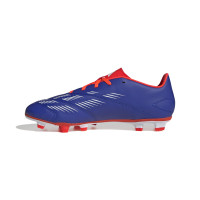 adidas Predator Club Gras / Kunstgras Voetbalschoenen (MG) Blauw Wit Rood