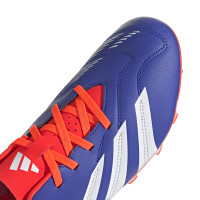 adidas Predator Club Gazon Naturel Gazon Artificiel Chaussures de Foot (MG) Bleu Blanc Rouge