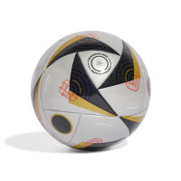 adidas EURO 2024 Fussballliebe Final Mini Ballon de Foot Taille 1 Argenté Noir