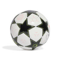 adidas UEFA Champions League Mini Voetbal Maat 1 2024-2025 Wit Zwart Oranje