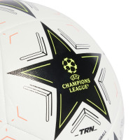 adidas UEFA Champions League Training Ballon de Football Taille 5 2024-2025 Blanc Noir Orange