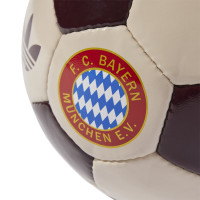 adidas Bayern Munich Originals Club Ballon de Foot Taille 5 Beige Rouge