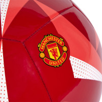 adidas Manchester United Fussballliebe Club Ballon de Foot Taille 5 Rouge Blanc