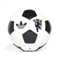 adidas Manchester United Originals Club Ballon de Foot Taille 5 Blanc Noir