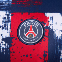 Nike Paris Saint-Germain Pre-Match Maillot d'Entraînement 2024-2025 Bleu Foncé Rouge