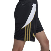 Pantalon d'entraînement adidas Messi pour enfants, noir, blanc, or