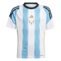 adidas Messi Trainingsset Kids Lichtblauw Wit Zwart Goud