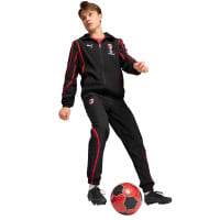 PUMA AC Milan Pre-Match Survêtement Woven Full-Zip 2024-2025 Noir Rouge