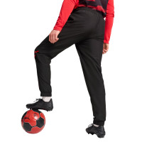 PUMA AC Milan Pre-Match Pantalon d'Entraînement Woven 2024-2025 Noir Rouge