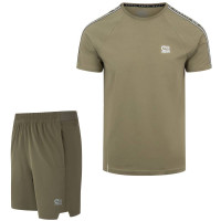 Kit d'entraînement Cruyff Active Vert Olive Blanc