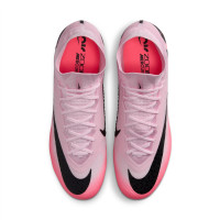 Nike Zoom Mercurial Superfly 9 Elite Gazon Naturel Chaussures de Foot (FG) Rose Clair Rose Vif Noir