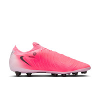 Nike Phantom GX II Pro Gazon Artificiel Chaussures de Foot (AG) Rose Vif Rose Clair Noir