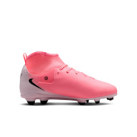 Nike Phantom Luna II Club Gazon Naturel Gazon Artificiel Chaussures de Foot (MG) Enfants Rose Vif Rose Clair Noir