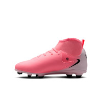 Nike Phantom Luna II Club Gazon Naturel Gazon Artificiel Chaussures de Foot (MG) Enfants Rose Vif Rose Clair Noir