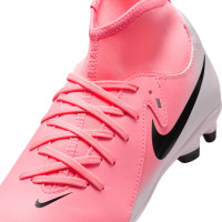 Nike Phantom Luna II Club Gazon Naturel Gazon Artificiel Chaussures de Foot (MG) Enfants Rose Vif Rose Clair Noir