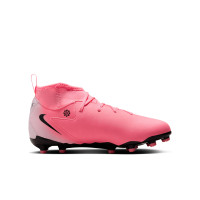 Nike Phantom Luna II Academy Gazon Naturel Gazon Artificiel Chaussures de Foot (MG) Enfants Rose Vif Rose Clair Noir