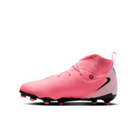 Nike Phantom Luna II Academy Gazon Naturel Gazon Artificiel Chaussures de Foot (MG) Enfants Rose Vif Rose Clair Noir