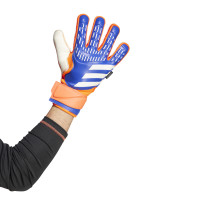 adidas Predator Match Fingersave Gants de Gardien de But Bleu Rouge Blanc